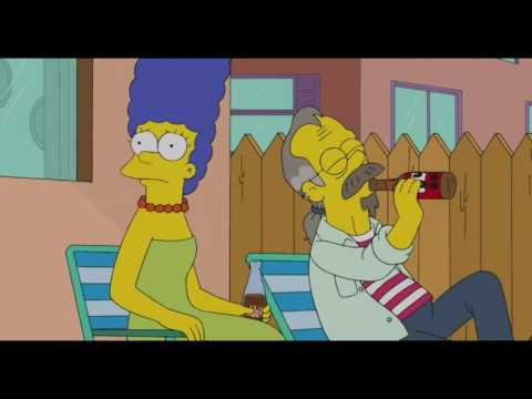 Simpsons - Homer and flanders are high (HD)