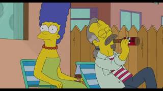 Simpsons - Homer and flanders are high (HD)