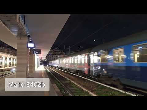 Intercity notte 1955 Roma T.-Siracusa con E 464 in arrivo a Salerno 