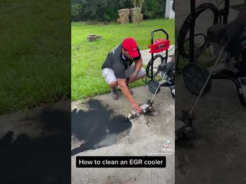 how to clean an EGR cooler? #egrcooler #asmr #DIY #howtocleananEGRcooler #diesel