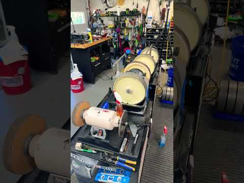 When I go to my Tormek machines and where you can get free info on how to start sharpening.