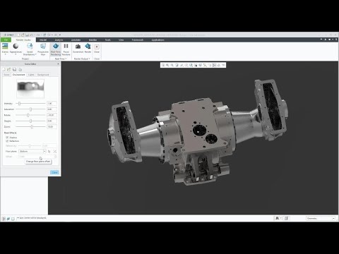 Create a Custom Floor Plane in Render Studio | Creo 7.0