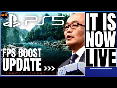 PLAYSTATION 5 ( PS5 ) - BIG FPS BOOST UPDATE NOW LIVE + GFX 3.0 UPGRADE! / NEW PLAYSTATION SKYRIM G…