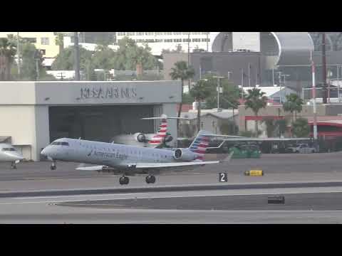 CRJ GO Around! Aborted Landing due to wind! #planespotting #aviation