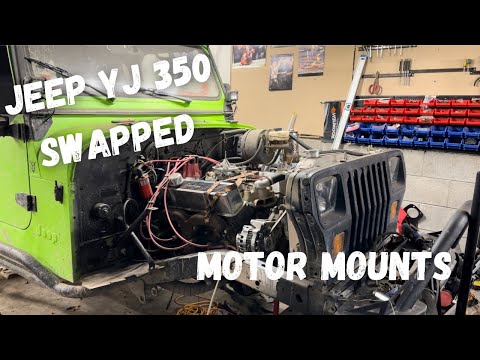 Jeep Wrangler YJ Chevy 350 Engine mounts