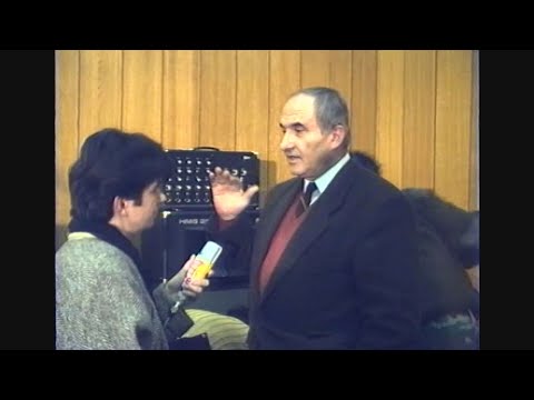 Vlado Gotovac i Jadranka Srdoč 1922. Intervju za radio i TV