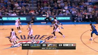 Kevin Durant's NASTY Crossover on Vince Carter