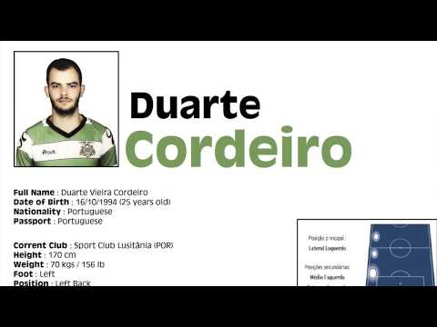 Duarte Cordeiro #5 - Left Back