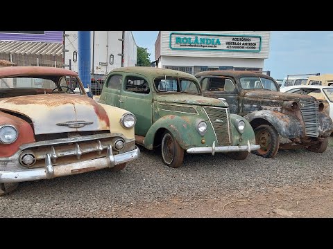 Marquinho Paraná de Rolândia está com o galpão lotado de peças de carros antigos