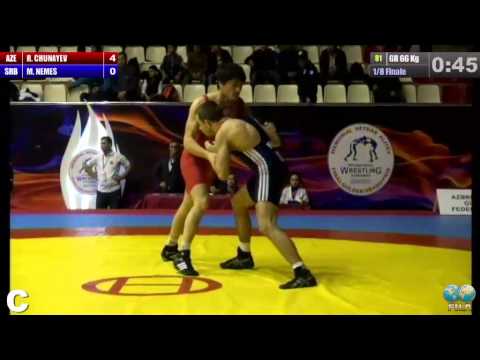 GGP2013 / Rasul CHUNAYEV (AZE) - NEMES Mate (SRB) - GR 66 kg 1/8 final match