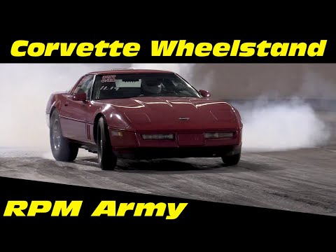 11 Second C4 Corvette Hard Launch [Wheelstand]