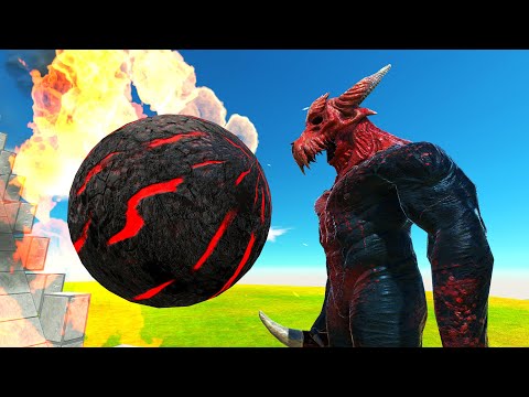 NEW FIREBALL ON SLIDE | Animal Revolt Battle Simulator