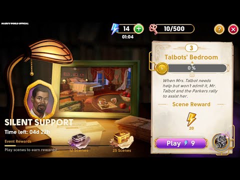 June's Journey Secrets 34 Scene 3 Talbots' Bedroom Silhouette Mode 4K ULTRA HD