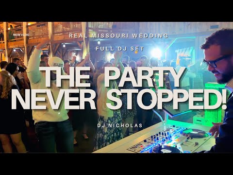 The Dance Floor Never Stopped! | Live Wedding DJ Set (DJ Nicholas at Whippoorwill Acres, MO)