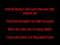 Off-Broadway Aradia-A Thousand Deaths lyrics ...