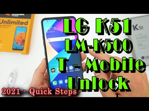 How to Unlock K51 Unlock | K51 K500M T-Mobile Unlock 2021 100%