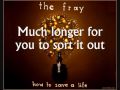 The Fray - All At Once - Lyrics