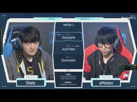 GSL Code S - Stats vs eMotion - Group E