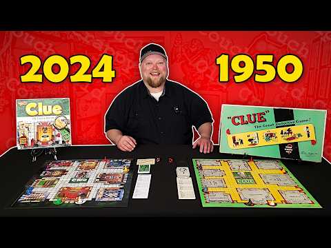 Classic Clue Board Game Review - 1950 Parker Brothers vs. 2024 Winning Moves