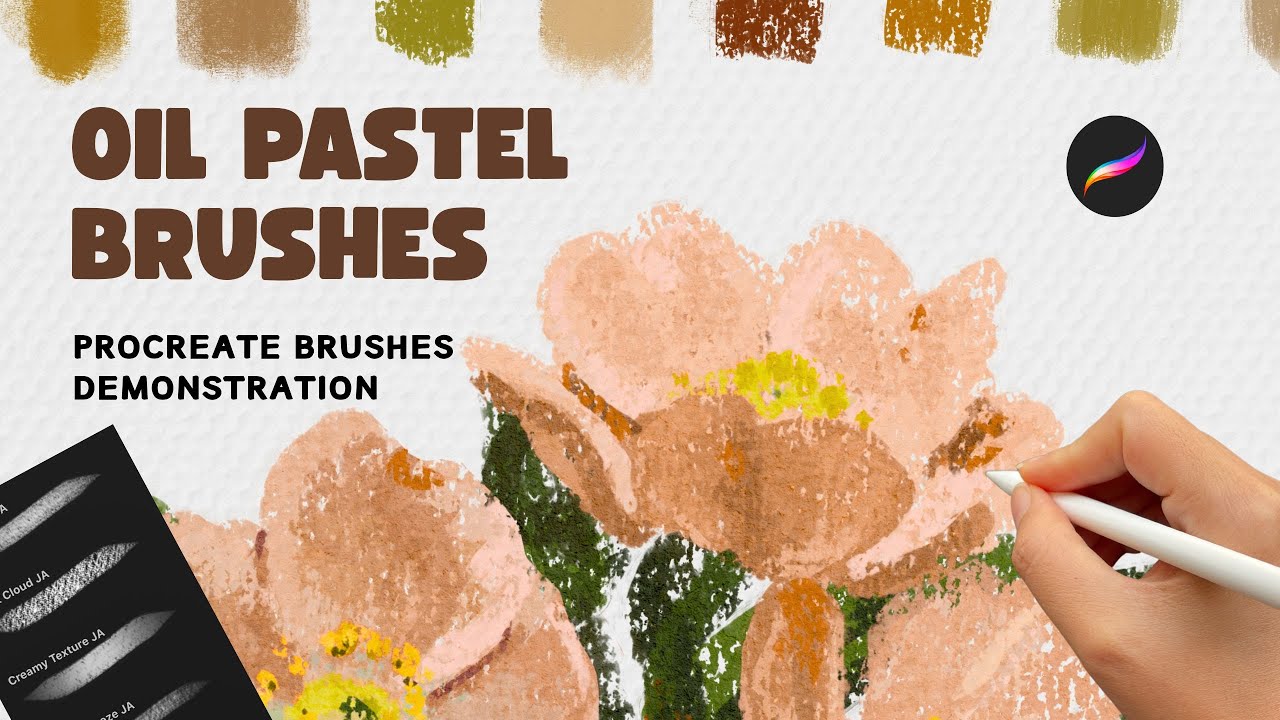 Procreate Oil Pastel Brushes: Grainy, Realistic, Easy-to-use