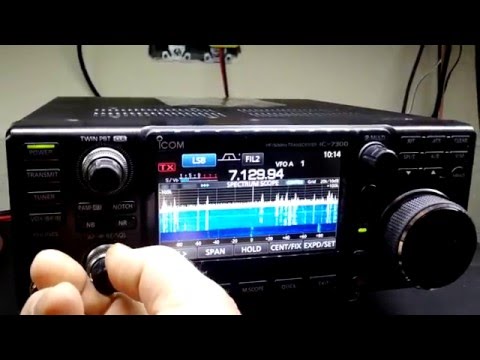 ICOM IC-7300 operation