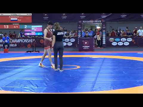 U15 European Championships 2019 1/4 Fadzaev Marat (RUS) - Vanishvili Luka (GEO)