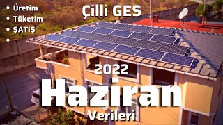 çatı ges haziran 2022 üretim tüketim ve satış verileri