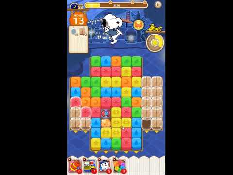 Snoopy Puzzle Journey Night Mode Level 58 - NO BOOSTERS 🐶🧩🧳 | SKILLGAMING ✔️