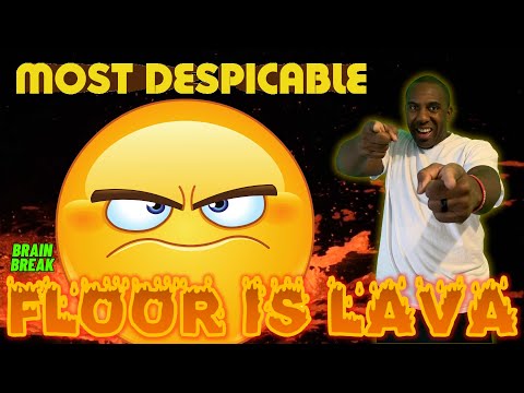 MOST DESPICABLE: FLOOR IS LAVA BRAIN BREAK! DANCE AND EXERCISE | KIDS VIDEOS FOR KIDS