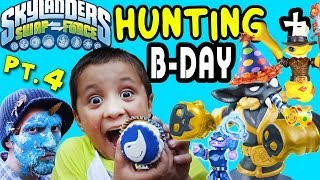 Skylanders Swap Force Hunting: Mike's Legendary Birthday Party Edition (pt. 4) Night Shift Surprise