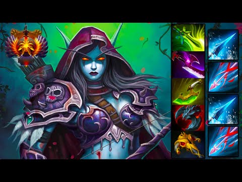 YATORO CARRY [ DrowRanger ] INTENSE MULTISHOT - DOTA 2 GAEMPLAY