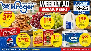Kroger Weekly Ad Sneak Peek August 19–25, 2026 🛒 BEST DEALS & BIG SAVINGS!