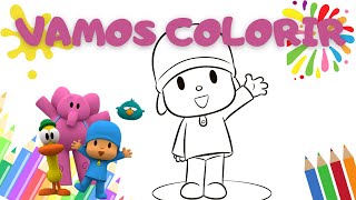 Vamos Colorir o Pocoyo