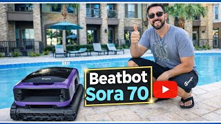 Beatbot Sora 70 - Next-Gen Water Surface Cleaning, Edge-to-Edge Cleaning, 6800 GPH flow rate