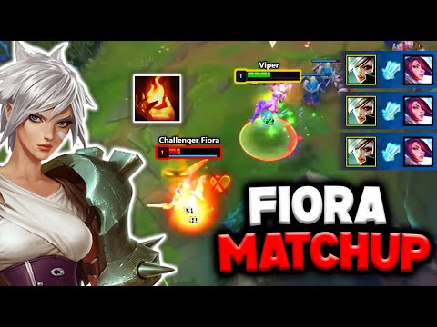 Viper teaches you How to Win Lane as Riven vs Challenger Fiora