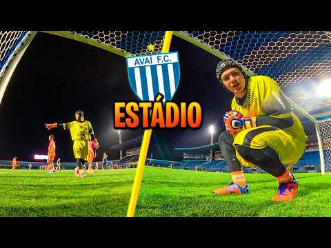 I BECAME AVAÍ'S GOALKEEPER FOR 1 DAY AND DEFENDED IN THE STADIUM!