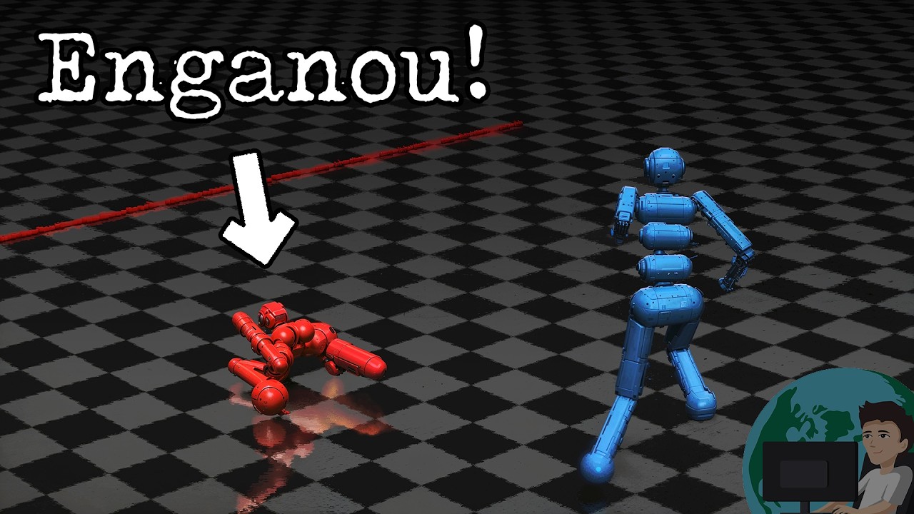 Essa IA aprendeu a ganhar sem fazer NADA!