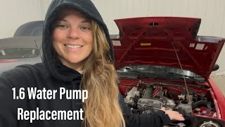 Replacing the Water Pump on my NA Miata!