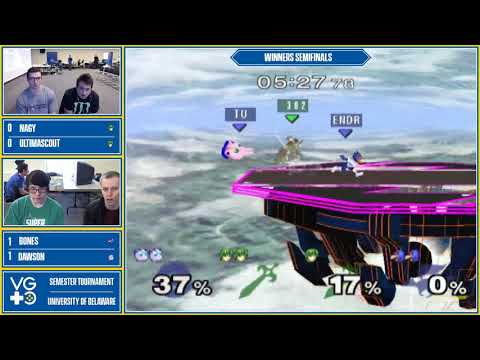 UD Semester Tournament Spring 2019 - Doubles - Winners Semis - Ultimascout/Nagy vs. Bones/Dawson