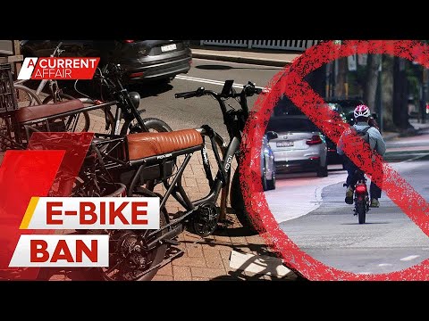 Police crack down on illegal e-bikes | A Current Affair