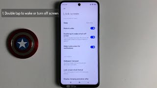 2 How to turn on the screen without pressing the power button on Xiaomi Redmi Note 9 Pro Android 11