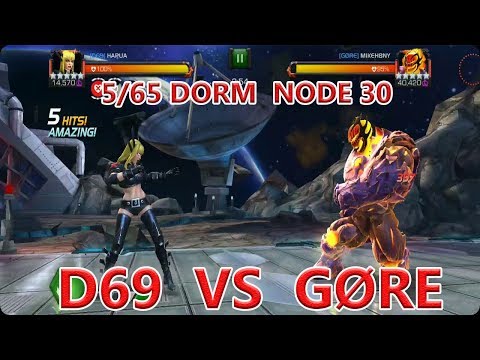 ALLIANCE WAR D69 VS GØRE SEASON 3 1ST (path 7 to 6) WAR marvel contest of champion