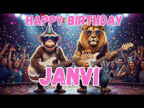 JANVI Happy Birthday Song - Happy Birthday Janvi