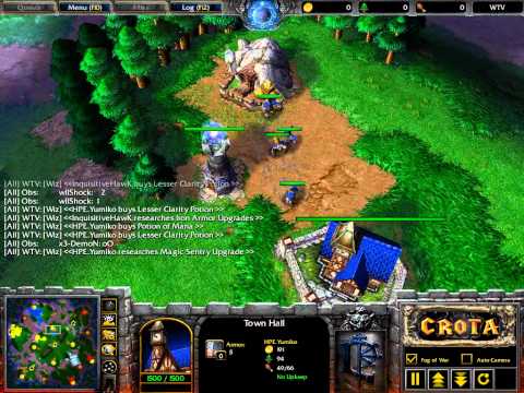 Yumiko (HU) vs Hawk (HU) - G1 - WarCraft 3 - WC424
