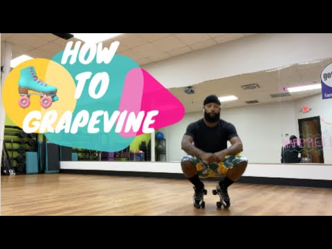 HOW TO ROLLER SKATE | Grapevine