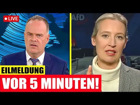 Weidel dismantles ZDF reporter in Heute Journal – that's not how HE imagined it!