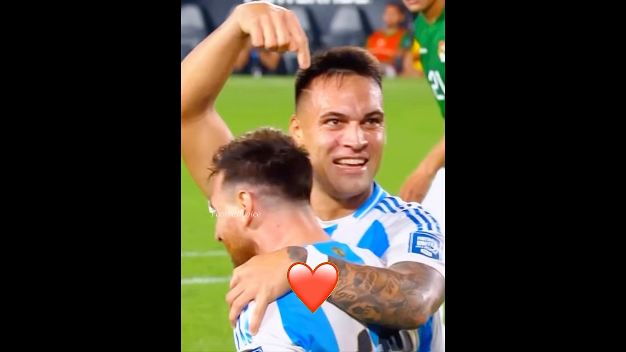 Lautaro Does Everything for Messi❤️ #messi #football #lautaro #argentina