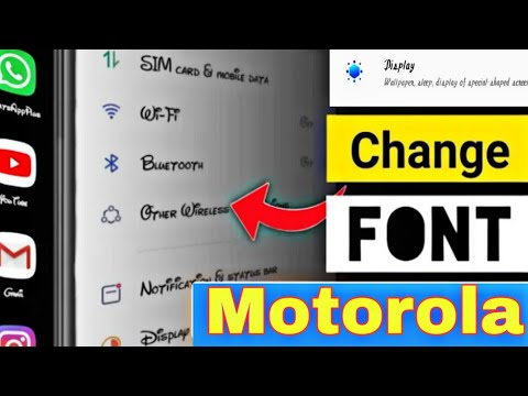 Motorola font style kaise change kare / how to change font style in any smartphone