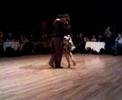  Carlos Espinoza  and  Valérie Lafore  are  dancing  to  the  vals  "  Dichas Que Vivi  "