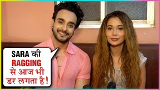 Sara Khan And Angad Hasija New Music Video Shoot | Tattoo Boy | Fun Interview video
